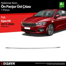 St. Morritz S-Dizayn Fiat Egea Hb Krom Ön Panjur Üst Çıtası 2015-2020 5823181