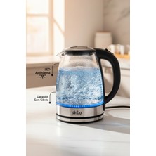 St. Morritz SK-8029 2000 W Cam Kettle 1.8 Lt Su Isıtıcı 360 Derece