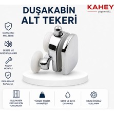 Kahey Duşa Kabin Tekerleği Alt Cam Duşakabin Tekerleği Düğmeli