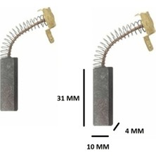 Universal Elektrikli Süpürge Kömürü L11042 2 Li