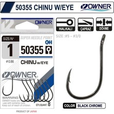 Owner 50355 Chinu W/ Eye Gun Black Iğne