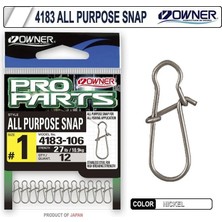 Owner 4183 Snap Kaşık Maket Balık Klipsi