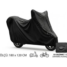 Hace Bazaar Su ve Toz Geçirmez Motosiklet ve Scooter Koruma Brandası 180X120 cm