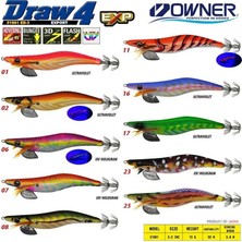 Owner 51881 Draw Squid Ed-3 10,5 cm Kalamar