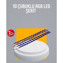 Hace Bazaar LED Yağmur Işığı Seti 10 Adet Meteor Çubuk Aydınlatma