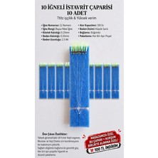 Çaparici 10 Iğneli Istavrit Çaparisi (10 Adet) 11 Numara Iğne 0.25 Beden 0.15 Köstek