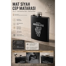 Transformacion 240 ml Mat Siyah Paslanmaz Çelik Içki Matarası 722910