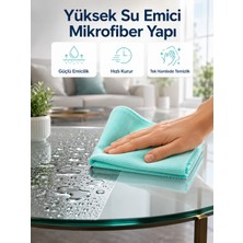 Cam Ayna ve Parlak Yüzeyler Için Mikrofiber Temizlik Bezi Leke ve Iz Bırakmaz