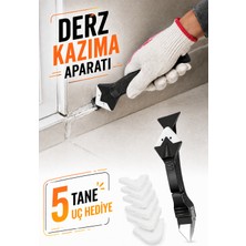 Cina Max Derz Kazıma Aparatı 5 Uçlu Derz Temizleme Sökme Kazıma Aleti Fayans Derz Temizleyici