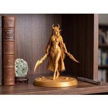 Nokta Labs Fantasy Demon Elf Slayer Figür - Koleksiyonluk Masaüstü Heykel - Fantasy Demon Elf Slayer