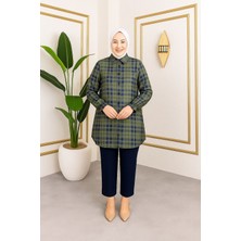 Sd Butik Ekose Tesettür Gömlek