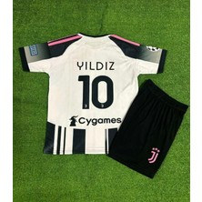 Candy Cup Juventuss 2025-26 Yeni Sezon Kenan Yıldız Iç Saha Çocuk Forması