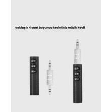 Astraltech Hızlı Şarjlı Bluetooth Ses Alıcısı – Ev, Araç ve Ofis Için