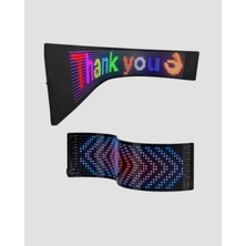LED Matrix Piksel Panel Işığı USB Uygulama Kontrollü Kaydırmalı Yazı Ekranı