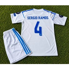 Candy Cup Real Madrid Ramos 4 Numara 25/26 Sezon Beyaz Çocuk Forması 2 Li Set