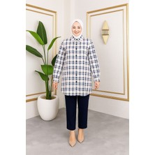 Sd Butik Ekose Tesettür Gömlek