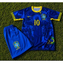 Candy Cup Yeni Sezon 2025/2026 Brezilya Neymar Jr 2 Li Set Çocuk Forması