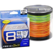Shimano Ocea 8pe Braid 400M Multicolor Ip Misina