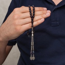 Inure Jewelry Metal Püsküllü Arpa Kesim Tesbih