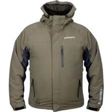 Shimano Rain Jacket Padded Green Ceket Su Geçirmez
