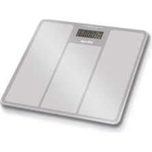 St. Morritz ABS-1033 Yüksek Hassasiyetli Dijital Banyo Baskülü Beyaz