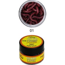 River Long Worm 10CM Kokulu Silikon Solucan Yem 12 Adet Renk 01