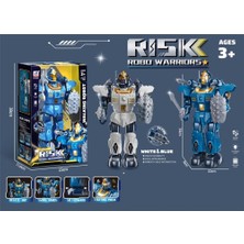 Işıklı Müzikli Roket Atan Robot -Vrd