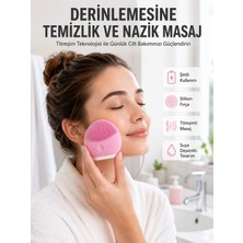 Hassas Ciltlere Özel Titreşimli Yüz Temizleme ve Masaj Aleti