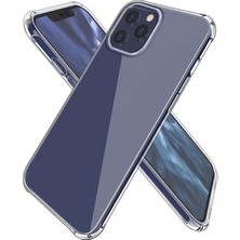 Ozkr Store Iphone 12 Pro Max 6.7 Anti-Drop Silikon Kılıf Shockproof Şeffaf  KILIF-(5775)