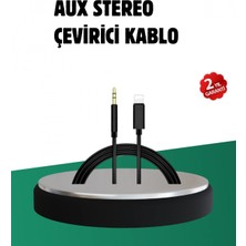 Hace Bazaar iPhone Uyumlu Lightning – 3.5mm Aux Adaptör Kablo Stereo Ses Aktarım
