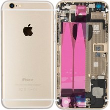 Genos Apple Iphone 6 Uyumlu Kasa Dolu Gold Altın