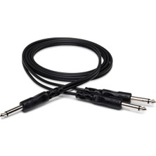 Hosa 1/4" Ts Erkek - Dual 1/4" Ts Erkek Kablo 1,5m (CYP-105)