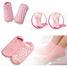 Munico 2 Çift Nemlendirici Spa Jeli Çorapları Pedikür Yumuşatma Çatlak Cildi Onarma Ayak Bakımı
