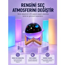 Hace Bazaar USB ile Çalışan Projektörlü Aromaterapi Nemlendirici Masaüstü Kullanım Için Uygun -Hcb
