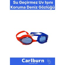 St. Morritz Deluxe Ayarlanabilir Kayış Su Geçirmez Uv Işını Koruma Silikon Plastik Antifog Çocuk Deniz Gözlüğü