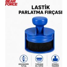 Robeve Bear Force Lastik Parlatma Fırçası Ergonomik Saplı Lastik Parlatıcı Uygulama Fırçası Oto Detailing Lastik Bakım Fırçası Yoğun Kıllı Lastik Aplikatörü