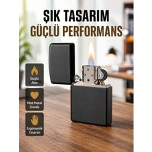 Değirmen Grup Tasarım Metal Çakmak Minimal Mat Yüzeyli ve Şık Görünümlü - Lisinya