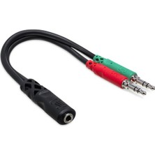 Hosa 3.5 Mm. Trrsf (Dişi) - Dual 3.5 mm Trs Breakout Kablo (YMM-107)