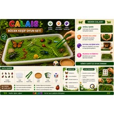 Calais Keşif Serisi – Montessori Duyusal Oyun Seti -Böcek Keşif Dünyası