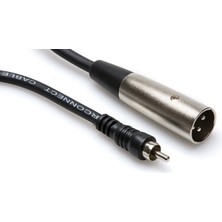 Hosa Rca (M) - Xlr (M) Balanssız Kablo, 1.5 Mt.
