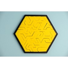 Piyonart Altıgen Geometrik Tepsi Bulmacası