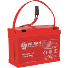 St. Morritz 12 Volt 7 Amper Akü Kısa Kablo 12V 7AH Orjinal Akü