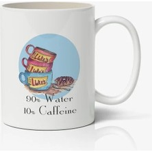 St. Morritz Gilmore Girls %90 Water %10 Caffein Baskılı Kupa Bardak