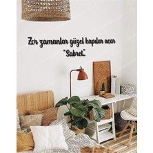 St. Morritz Zor Zamanlar Güzel Kapılar Açar Duvar Yazısı