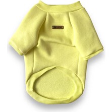 St. Morritz Limon Sarı Basic Sweatshirt