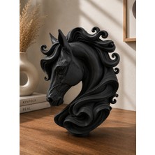 Smug Design 3D Horse Dekoratif Büst