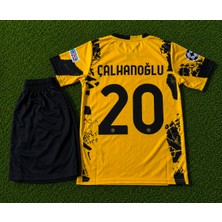 Candy Cup Inter 2025/26 Yeni Sezon Hakan Alternatif Çocuk Forması 2'li Set (Yellow)