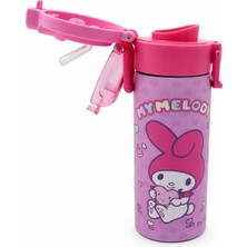 Hello Kitty My Melody Çift Fonksiyon Kapaklı Çelik Matara 600ML