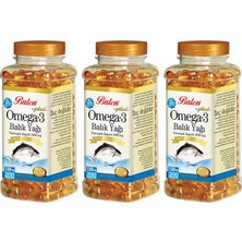 Balen Omega 3 Plus Balık Yağı 3 Adet 1380 MG*200 Kapsül