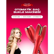 St. Morritz Lale Bukle Makinası Süper Kolay Otomatik Saç Maşası - Kalın Su Dalgası 25MM